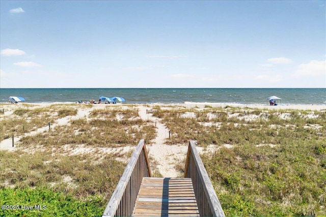 256 Brunswick Ave W Unit A, Holden Beach, NC 28462 - water view with local beach