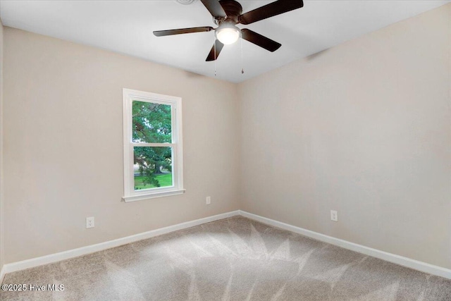 103 Sawgrass Pl, Goldsboro, NC 27534 - spare room with carpet flooring and a ceiling fan