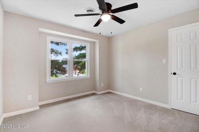 103 Sawgrass Pl, Goldsboro, NC 27534 - carpeted spare room with a ceiling fan and baseboards