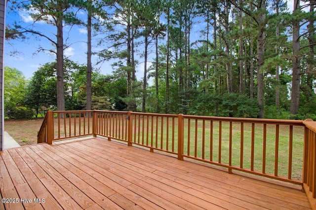 103 Sawgrass Pl, Goldsboro, NC 27534 - wooden terrace with a yard