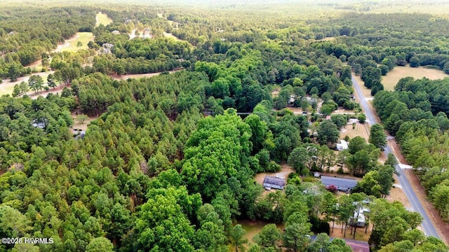 549 Lucas Rd, West End, NC 27376 - aerial view of a heavily wooded area