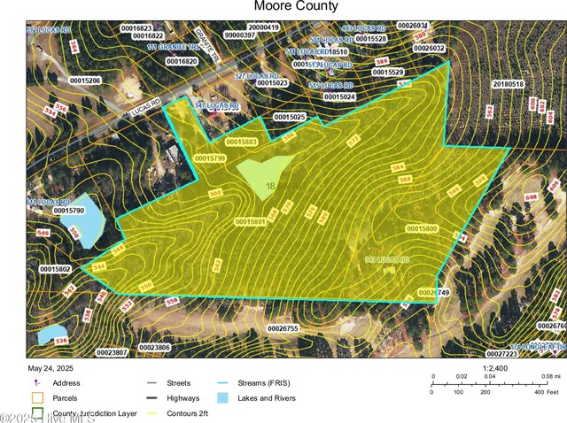 549 Lucas Rd, West End, NC 27376 - map of property location