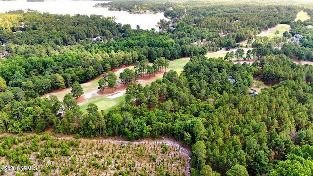 549 Lucas Rd, West End, NC 27376 - bird's eye view of a nearby body of water and a forest