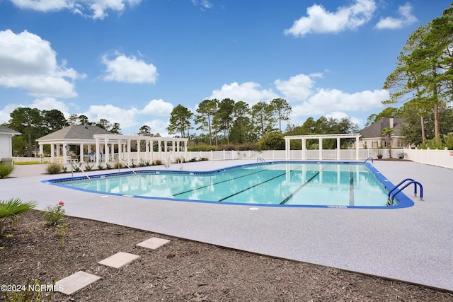 8715 NW Baton Rouge Ave NW Unit 1155-, St Phillips, Calabash, NC 28467 - community pool with a pergola and a patio area