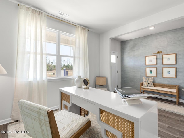 159 Legare St Lot 250, Wilmington, NC 28411 - office featuring baseboards, plenty of natural light, and wood finished floors
