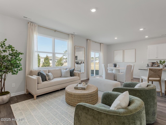 159 Legare St Lot 250, Wilmington, NC 28411 - living area with wood finished floors, recessed lighting, and baseboards
