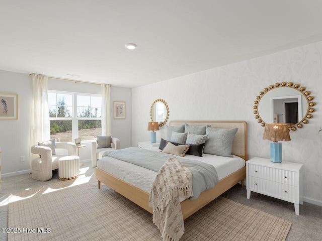 159 Legare St Lot 250, Wilmington, NC 28411 - carpeted bedroom featuring baseboards and wallpapered walls