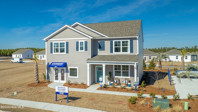 159 Legare St Lot 250, Wilmington, NC 28411 - view of front of home featuring a porch and roof with shingles