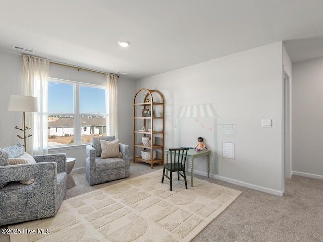 159 Legare St Lot 250, Wilmington, NC 28411 - living area with carpet flooring and baseboards