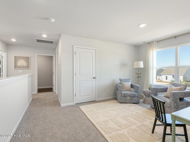 159 Legare St Lot 250, Wilmington, NC 28411 - living room featuring carpet flooring, baseboards, and recessed lighting