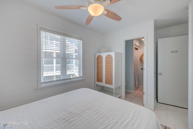 1904 Ocean Blvd, Topsail Beach, NC 28445 - bedroom featuring ceiling fan