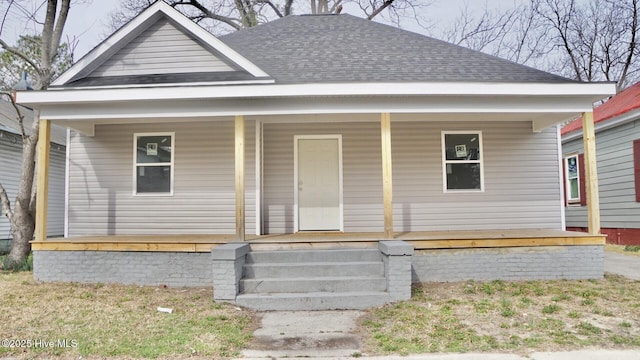 216 S Tillery St, Rocky Mount, NC 27804 - view of front of property featuring a porch and roof with shingles