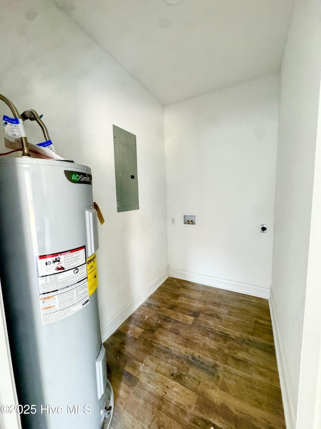 216 S Tillery St, Rocky Mount, NC 27804 - utility room with electric panel and water heater