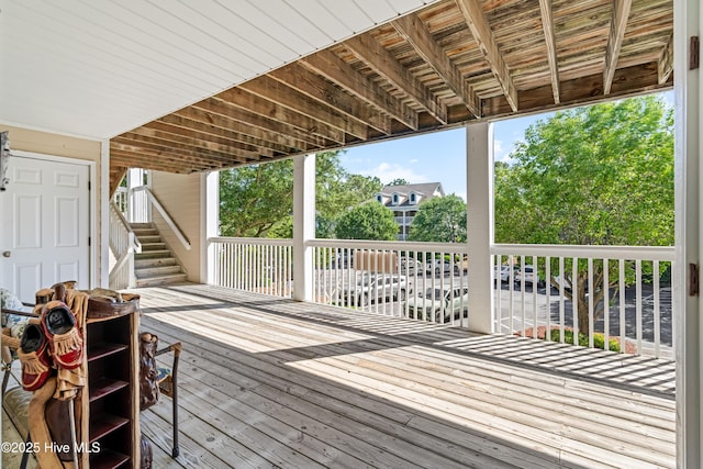 3350 Club Villas Dr # 1403, Southport, NC 28461 - view of wooden deck