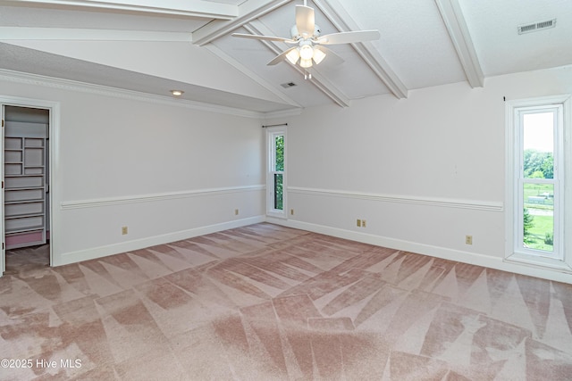 102 Plantation Rd, Goldsboro, NC 27530 - carpeted spare room featuring a ceiling fan and baseboards