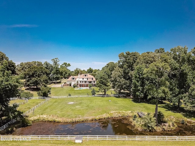 102 Plantation Rd, Goldsboro, NC 27530 - overview of rural landscape with a large body of water