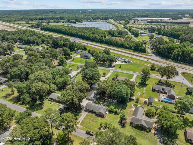 5137 Carr, Grifton, NC 28530 - aerial view of property's location featuring large plots for crops and rural landscape