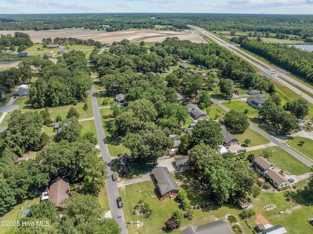 5137 Carr, Grifton, NC 28530 - aerial overview of property's location featuring a tree filled landscape