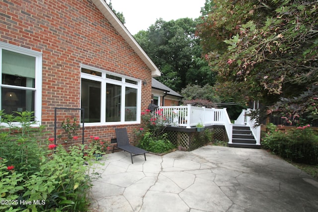 1317 Worthington Ln, Greenville, NC 27858 - view of patio / terrace featuring a deck