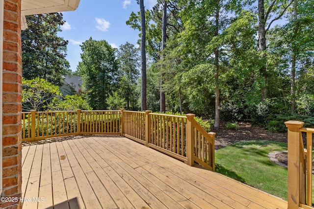 8807 Sawmill Creek Ln, Wilmington, NC 28411 - view of wooden deck