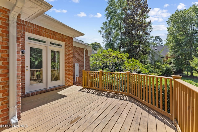 8807 Sawmill Creek Ln, Wilmington, NC 28411 - view of wooden deck