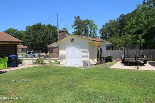 206 Stratford Rd, Havelock, NC 28532 - view of yard featuring a patio and a gate