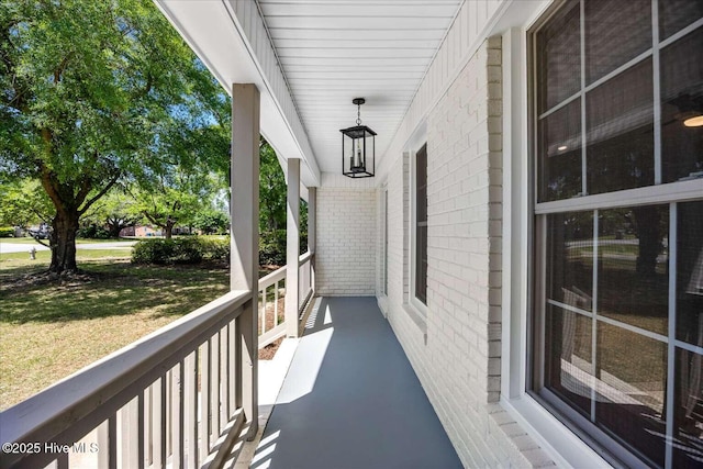 3417 Chalmers Dr, Wilmington, NC 28409 - view of covered porch