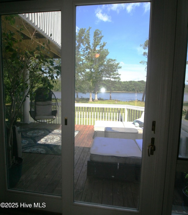 141 N River Rd, Plymouth, NC 27962 - deck with a water view