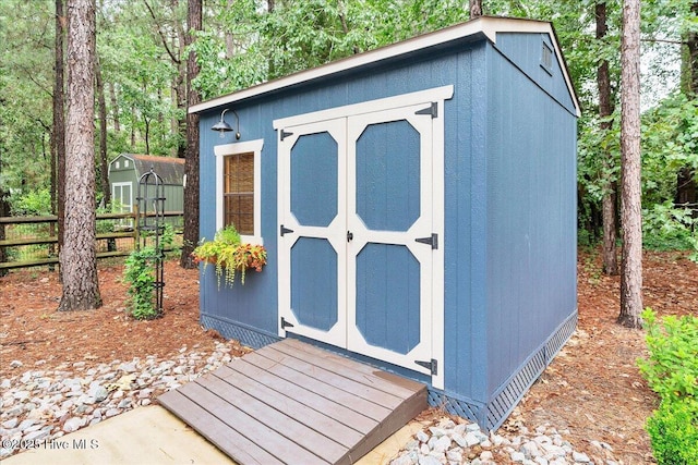42 Spearhead Dr, Whispering Pines, NC 28327 - view of shed
