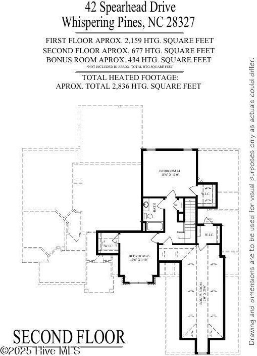 42 Spearhead Dr, Whispering Pines, NC 28327 - floor plan / room layout