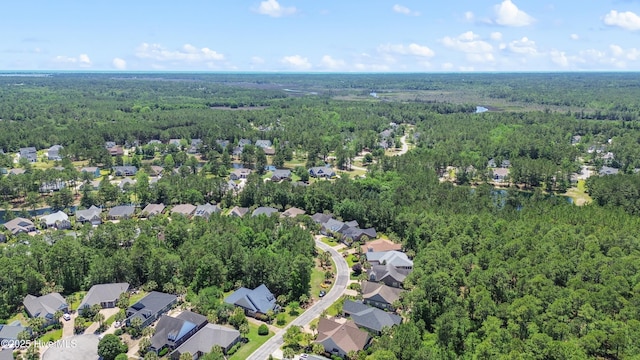 770 Creekway Cir SE, Bolivia, NC 28422 - aerial overview of property's location with a forest and nearby suburban area
