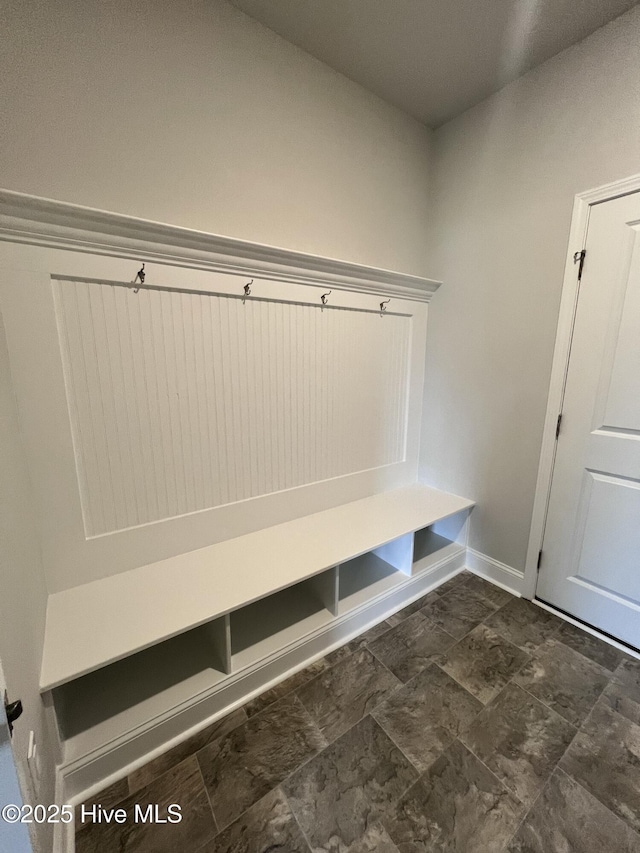 5022 Holly Hill Ct, Battleboro, NC 27809 - mudroom featuring baseboards