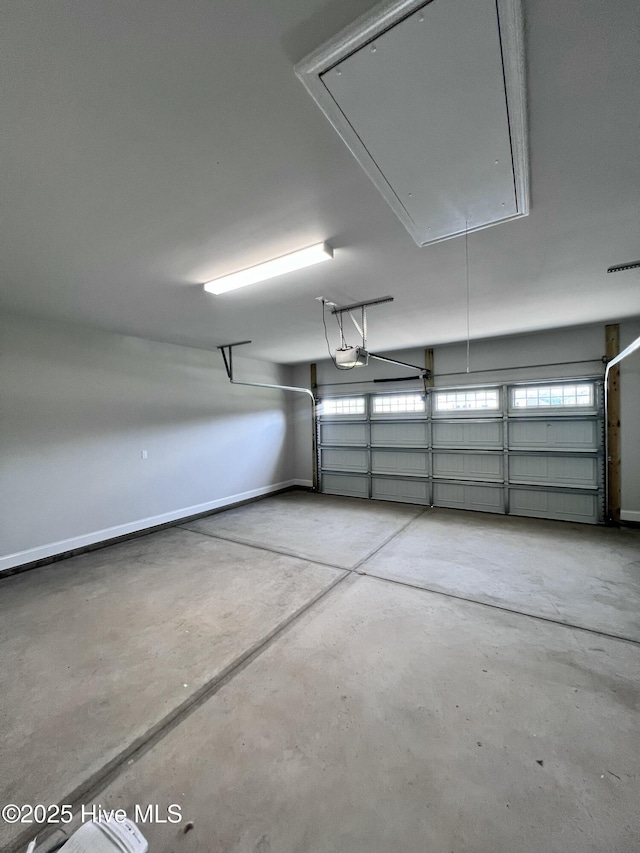 5022 Holly Hill Ct, Battleboro, NC 27809 - garage with a garage door opener