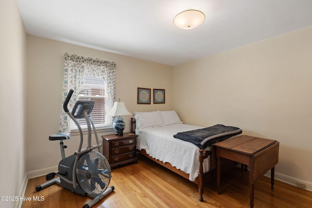 1606 Palm St, Goldsboro, NC 27530 - bedroom featuring light wood-style floors and baseboards