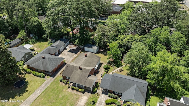 1606 Palm St, Goldsboro, NC 27530 - aerial overview of property's location with nearby suburban area