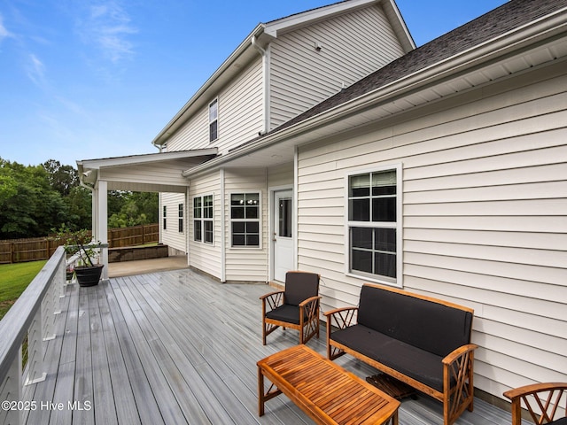 608 Creek Ct, Swansboro, NC 28584 - view of deck