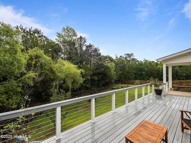 608 Creek Ct, Swansboro, NC 28584 - view of deck