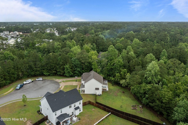 608 Creek Ct, Swansboro, NC 28584 - drone / aerial view of a forest