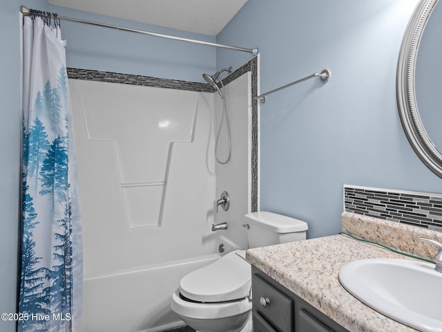 329 Buckhead Rd, Hubert, NC 28539 - full bath with shower / bath combo with shower curtain, toilet, and vanity