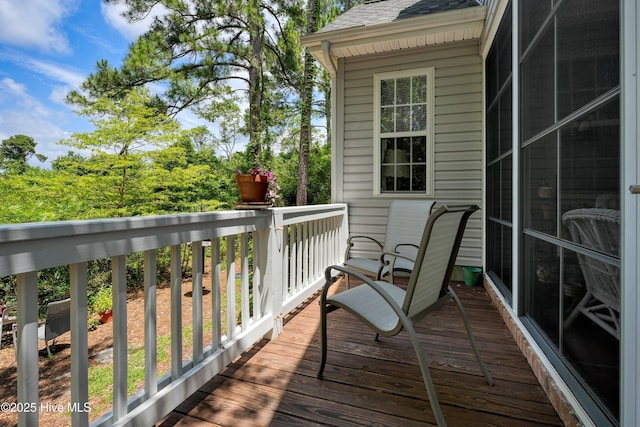 3856 Harmony Cir, Southport, NC 28461 - view of wooden terrace