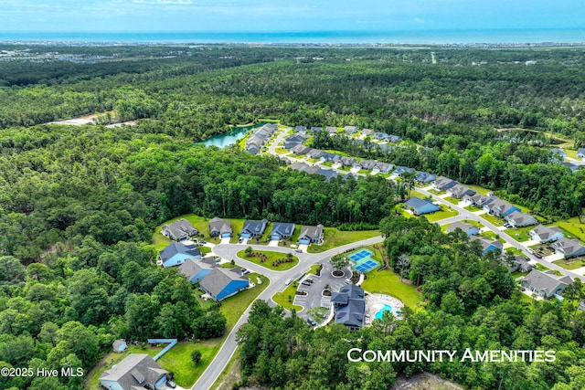 6437 Twinspur Ct SW, Ocean Isle Beach, NC 28469 - view of property location featuring a heavily wooded area and nearby suburban area
