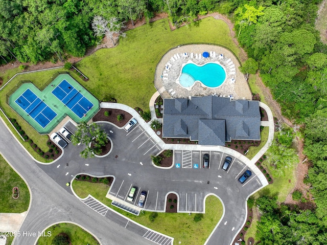 6437 Twinspur Ct SW, Ocean Isle Beach, NC 28469 - aerial view of a pool