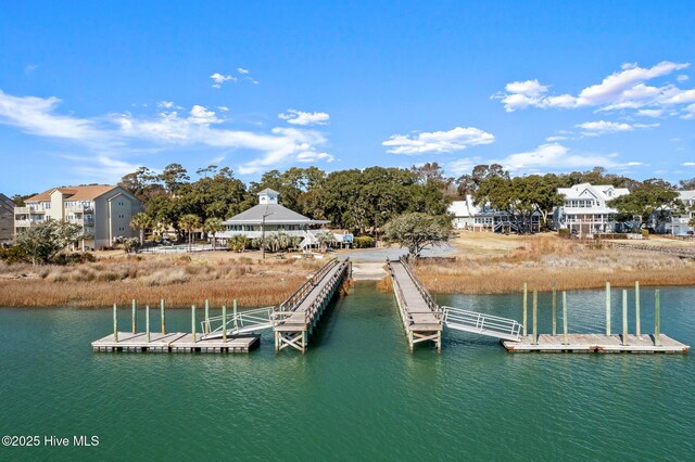 1682 Gores Landing Rd SW, Ocean Isle Beach, NC 28469 - dock with a water view