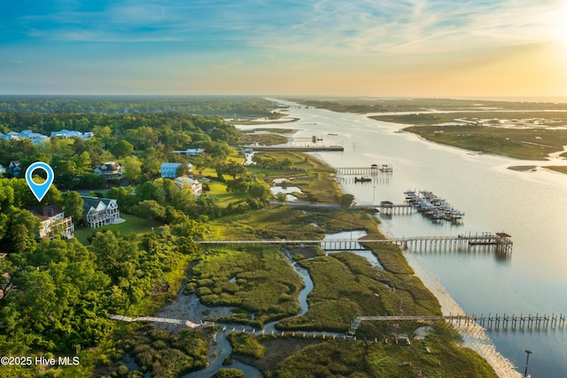 1911 Middle Sound Loop Rd, Wilmington, NC 28411 - aerial view at dusk of a water view