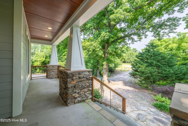 1911 Middle Sound Loop Rd, Wilmington, NC 28411 - view of covered porch