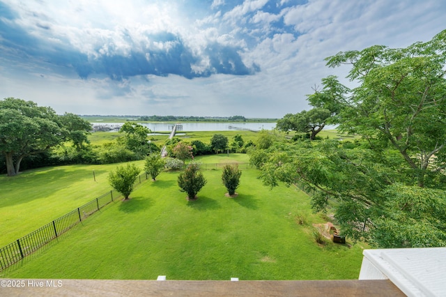 1911 Middle Sound Loop Rd, Wilmington, NC 28411 - view of yard featuring a water view