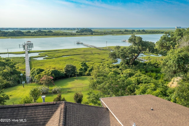 1911 Middle Sound Loop Rd, Wilmington, NC 28411 - drone / aerial view of a nearby body of water