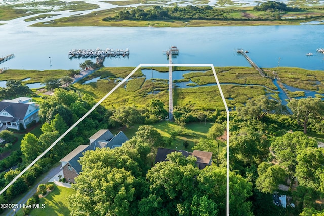 1911 Middle Sound Loop Rd, Wilmington, NC 28411 - view of property location featuring a large body of water and property parcel outlined
