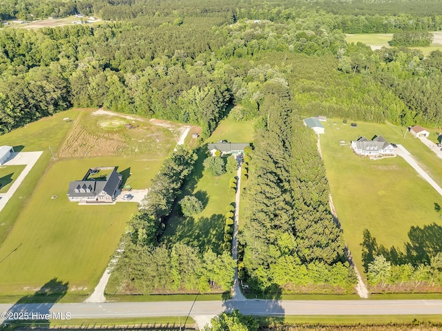 418 Grants Creek Rd, Jacksonville, NC 28546 - drone / aerial view of a heavily wooded area