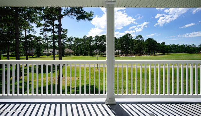 1215 N Middleton Dr NW Apt 2505, Calabash, NC 28467 - balcony with view of wooded area and golf course view